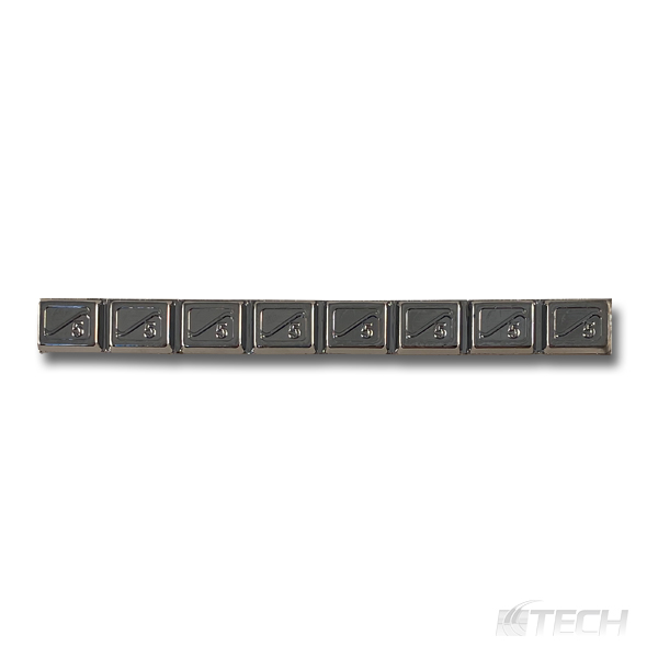 Lead Wheel Weight HPW Adhesive Chrome 50/Box - Weights, Miscellaneous